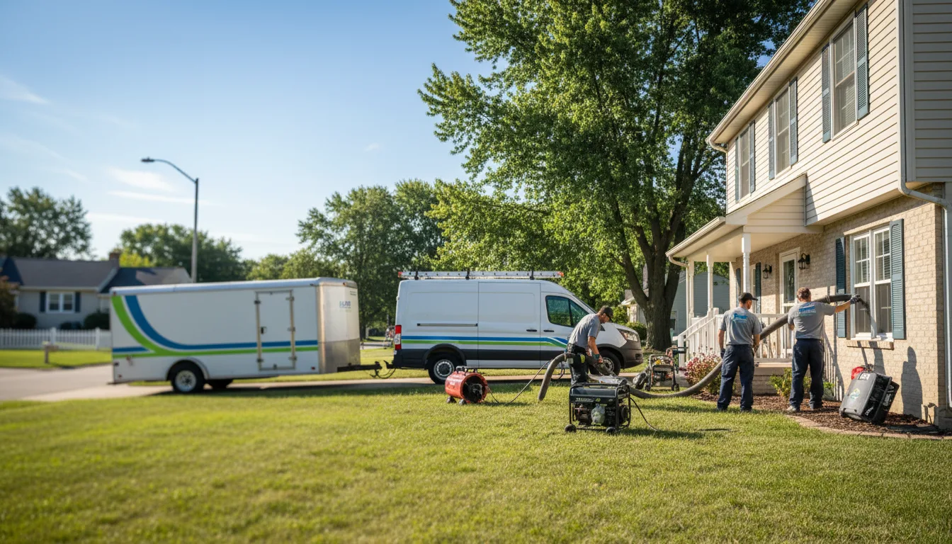 Flooded Basement Restoration And Cleanup With Repair in Brinkhaven, OH near me